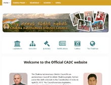 Tablet Screenshot of cadc.gov.in