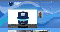 Desktop Screenshot of cadc.org.ar
